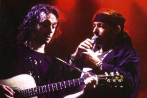 Massimo Riva e Vasco Rossi in concerto