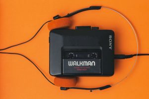 Un walkman degli anni Ottanta