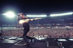 Bruce Springsteen durante un live