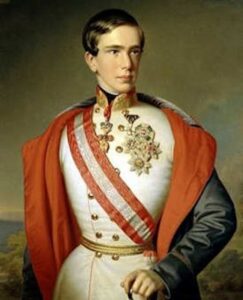 Francesco Giuseppe I d'Austria in un ritratto d'epoca