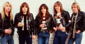 Gli Iron Maiden a inizio carriera